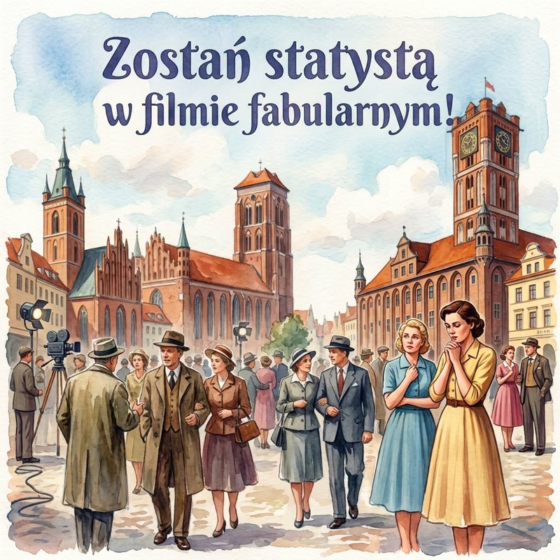 Grafika - Zostań statystą w filmie fabularnym