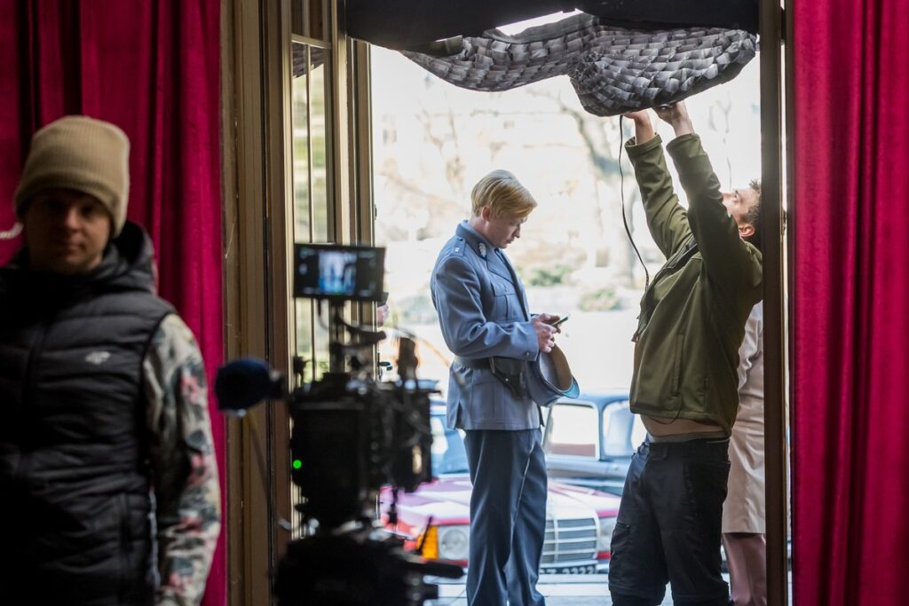 Film set of Murder at the Philharmonic, photo by Tomasz Czachorowski