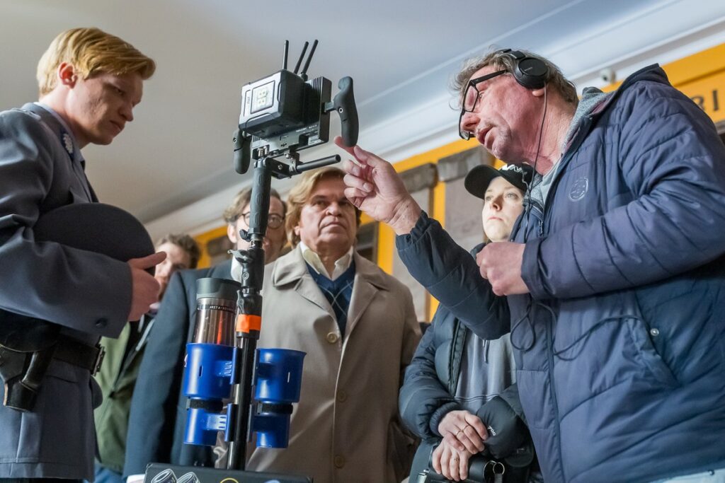 Film set of Murder at the Philharmonic, photo by Tomasz Czachorowski