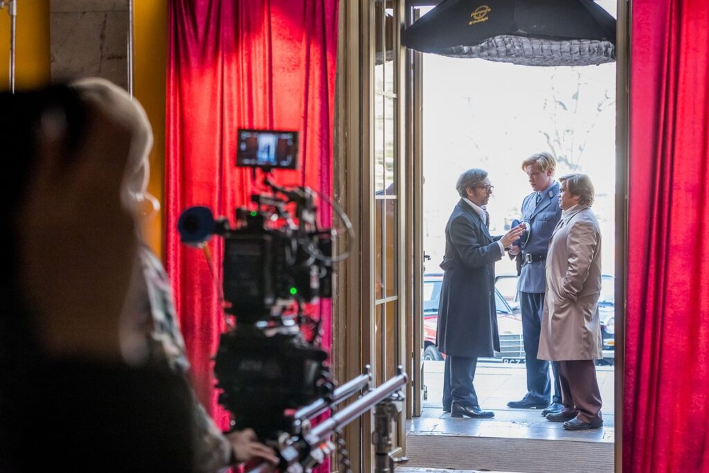 Film set of Murder at the Philharmonic, photo by Tomasz Czachorowski