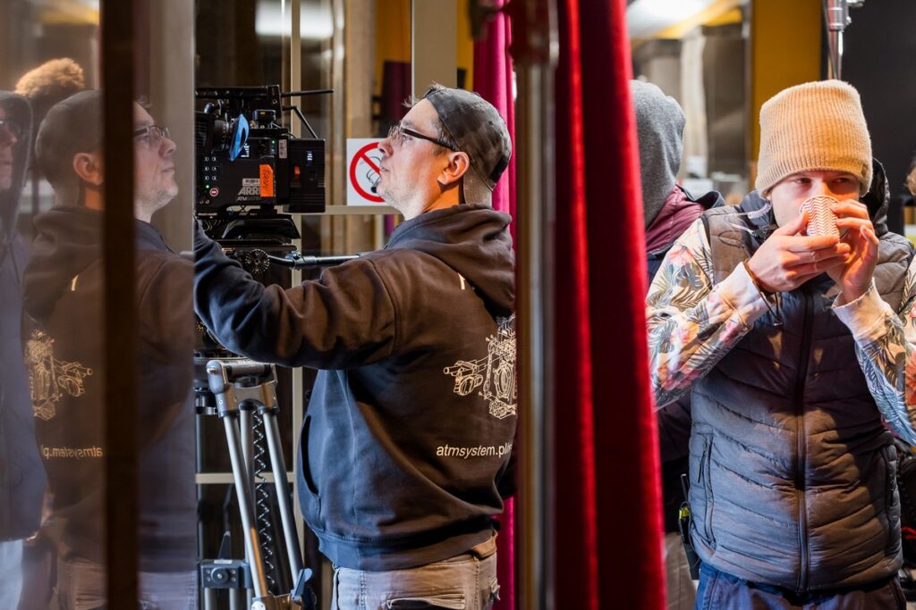 Film set of Murder at the Philharmonic, photo by Tomasz Czachorowski