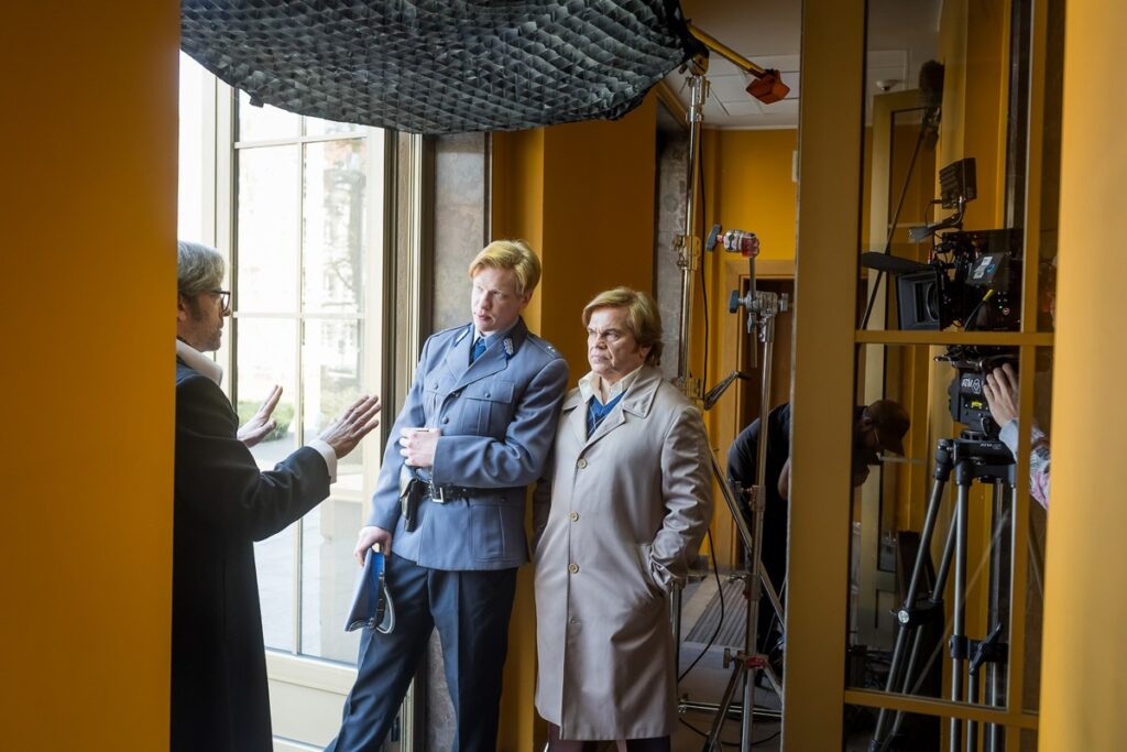 Film set of Murder at the Philharmonic, photo by Tomasz Czachorowski