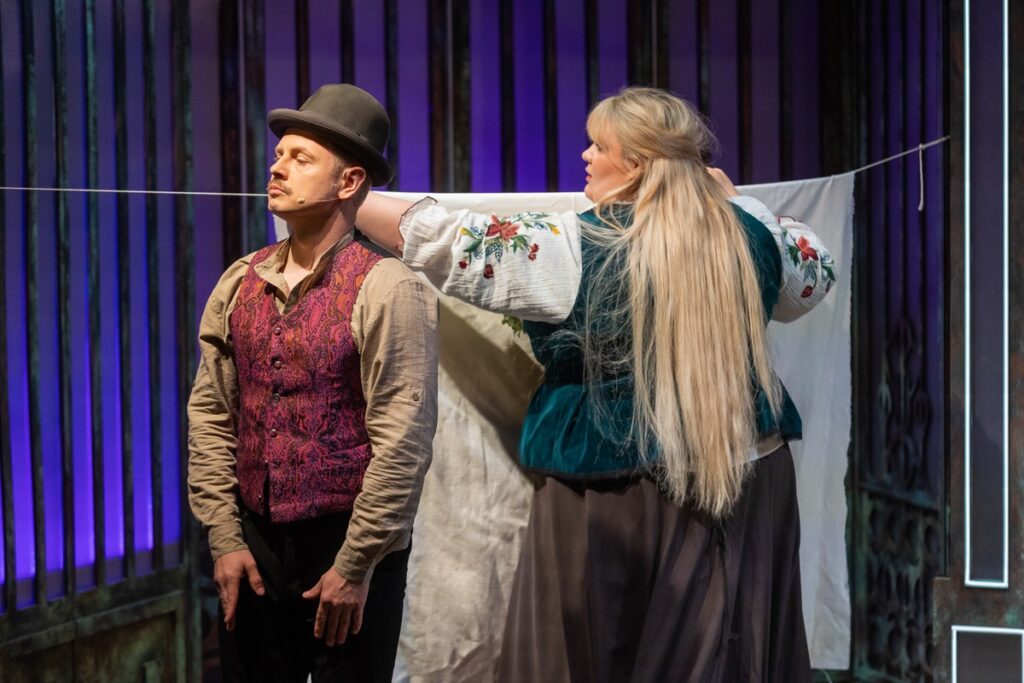 Próba spektaklu „Kelnerskie tango" w Teatrze Muzycznym w Toruniu, fot. Mikołaj Kuras dla UMWKP