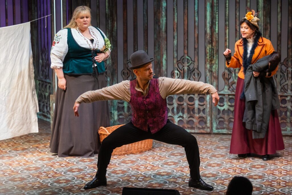 Próba spektaklu „Kelnerskie tango" w Teatrze Muzycznym w Toruniu, fot. Mikołaj Kuras dla UMWKP