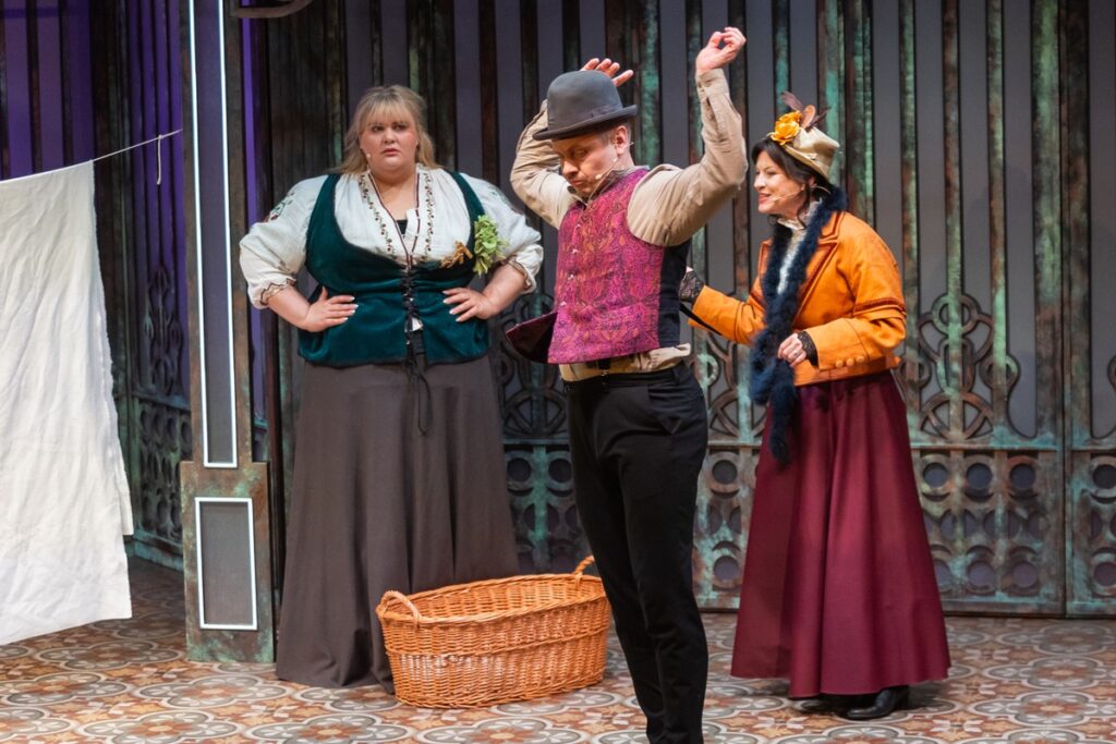 Próba spektaklu „Kelnerskie tango" w Teatrze Muzycznym w Toruniu, fot. Mikołaj Kuras dla UMWKP