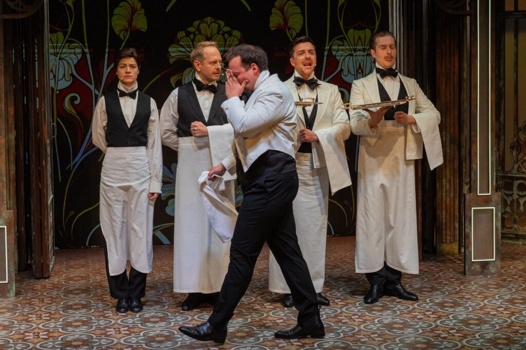 Próba spektaklu „Kelnerskie tango" w Teatrze Muzycznym w Toruniu, fot. Mikołaj Kuras dla UMWKP