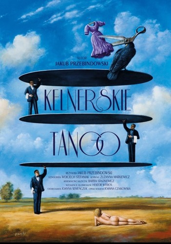 Plakat spektaklu „Kelnerskie tango"