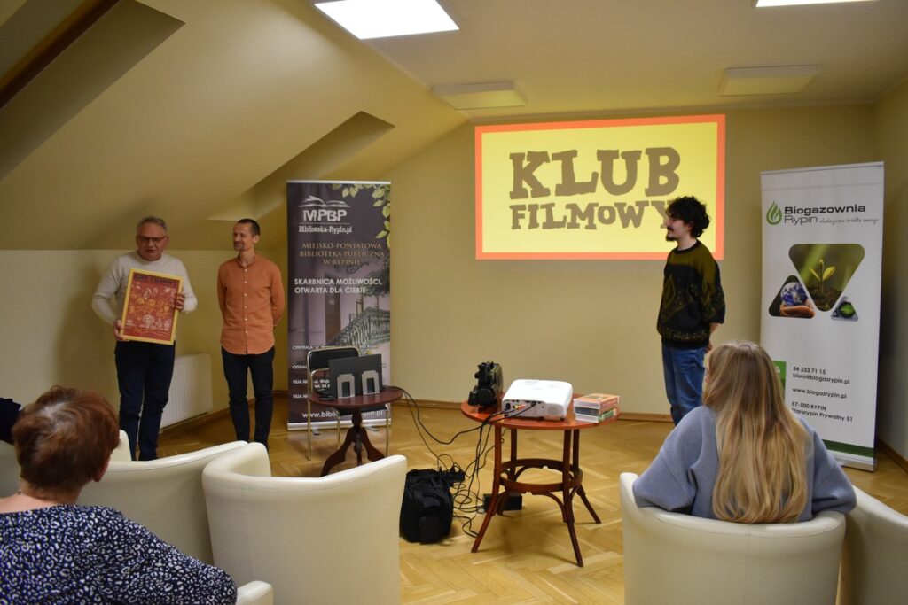 Spotkanie Klubu Filmowego w Rypinie, fot. Miejsko-Powiatowa Biblioteka Publiczna w Rypinie