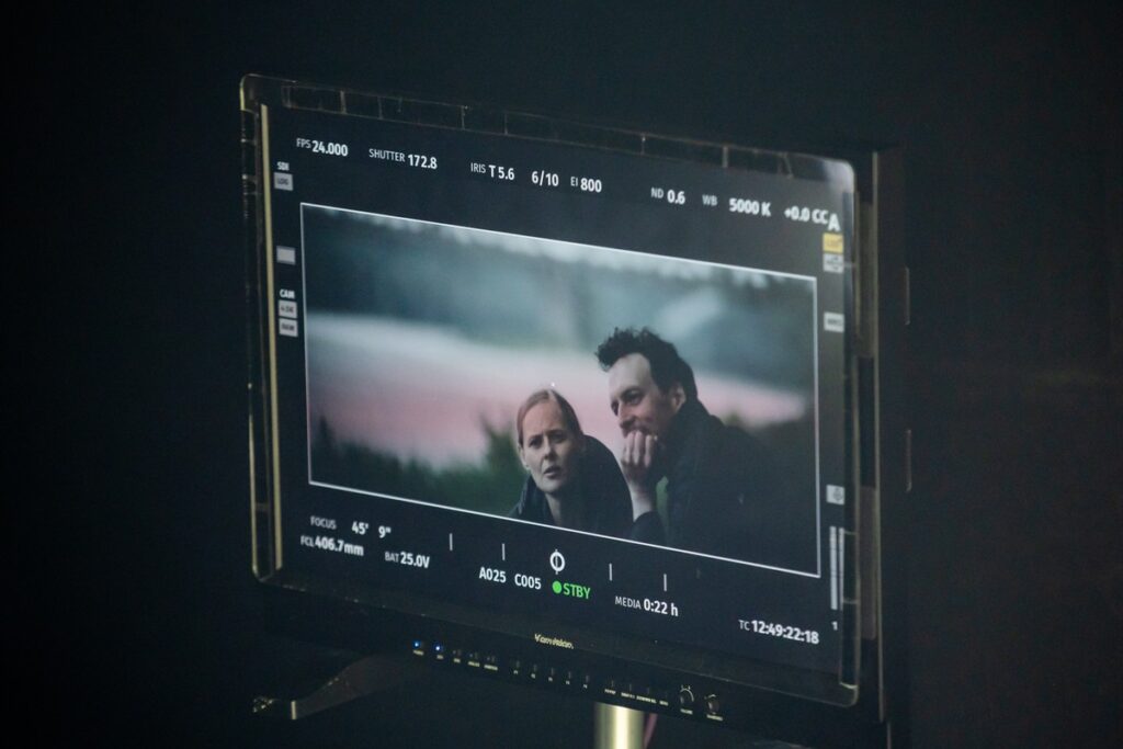 Plan zdjęciowy filmu „Całopalenie” Krzysztofa Zanussiego, fot. Andrzej Goiński dla UMWKP