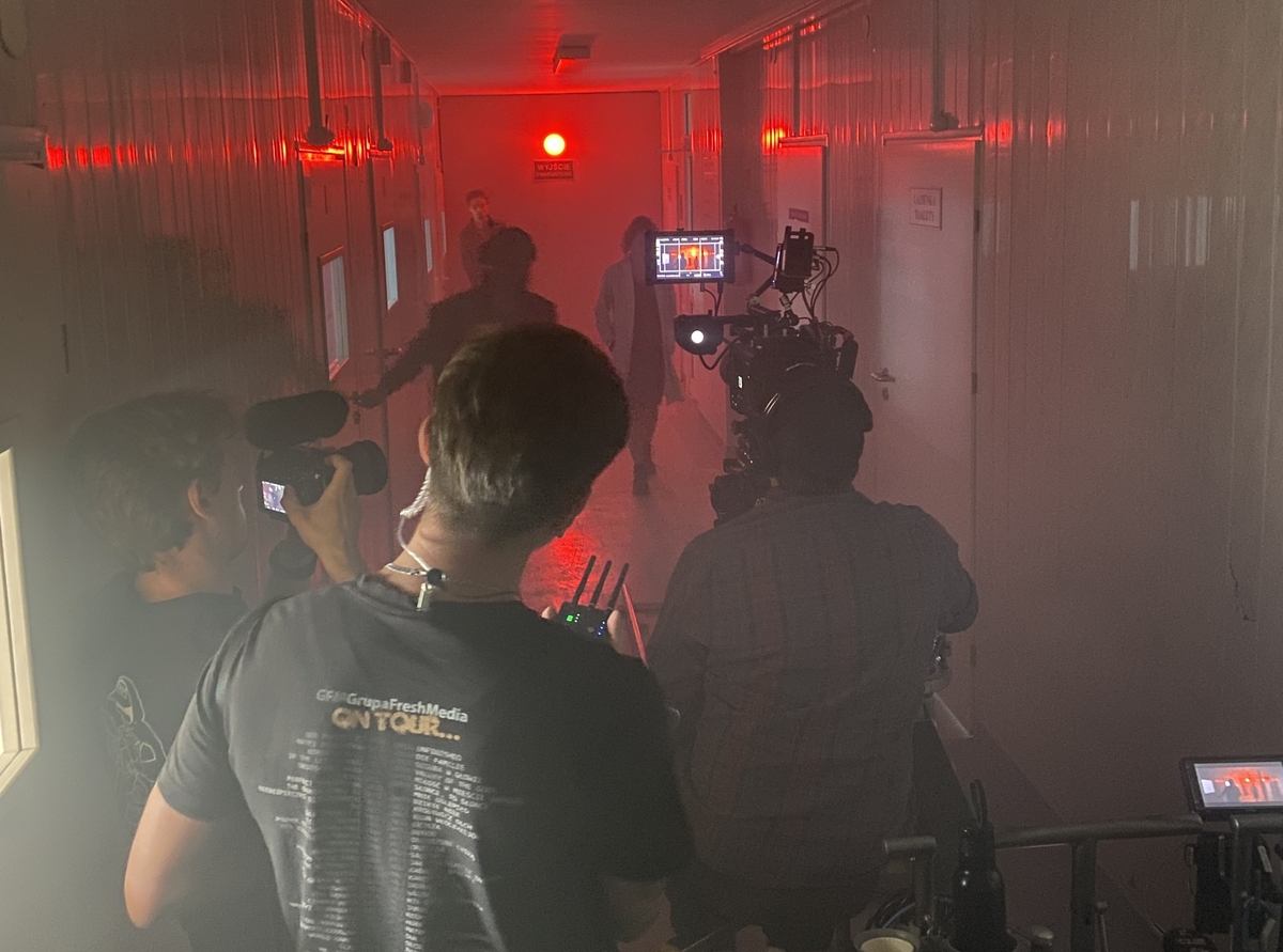 Plan zdjęciowy filmu „Odbicie”, fot. nadesłane
