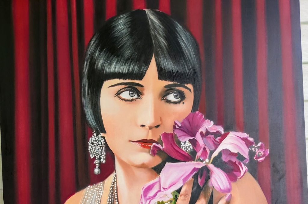 A painting by Zdzisław Ostrowski depicting Pola Negri in the film “The Shameless Woman” will be the emblem of this year’s festival, photo: Lipno Cultural Society