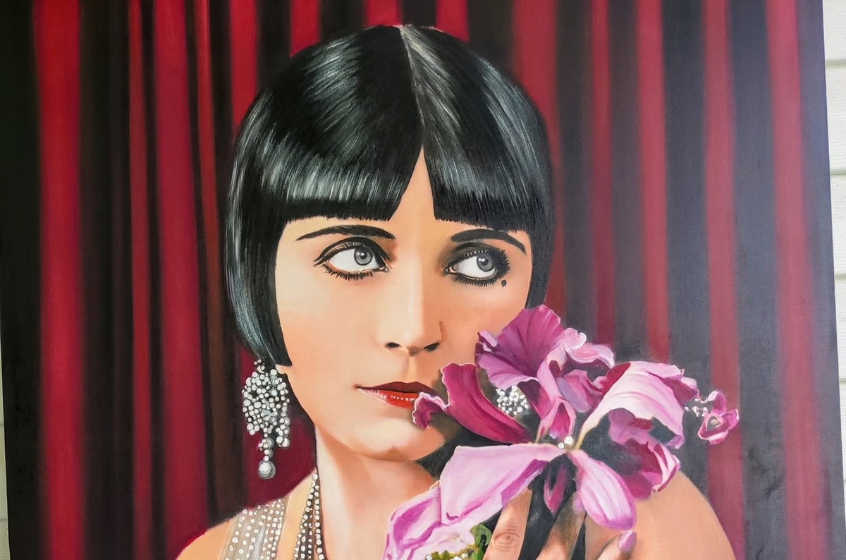 A painting by Zdzisław Ostrowski depicting Pola Negri in the film “The Shameless Woman” will be the emblem of this year’s festival, photo: Lipno Cultural Society