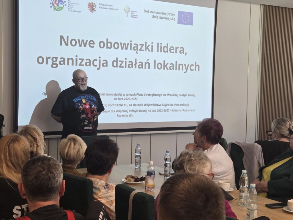 Szkolenia dla liderów wiejskich w Chełmnie, fot. JR KSOW