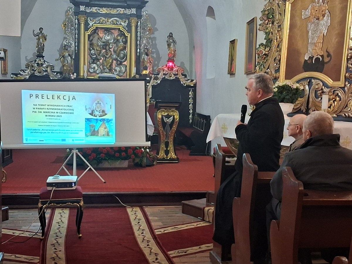 Prelekcja w Parafii Rzymskokatolickiej p.w. św. Marcina Biskupa w Czarnowie