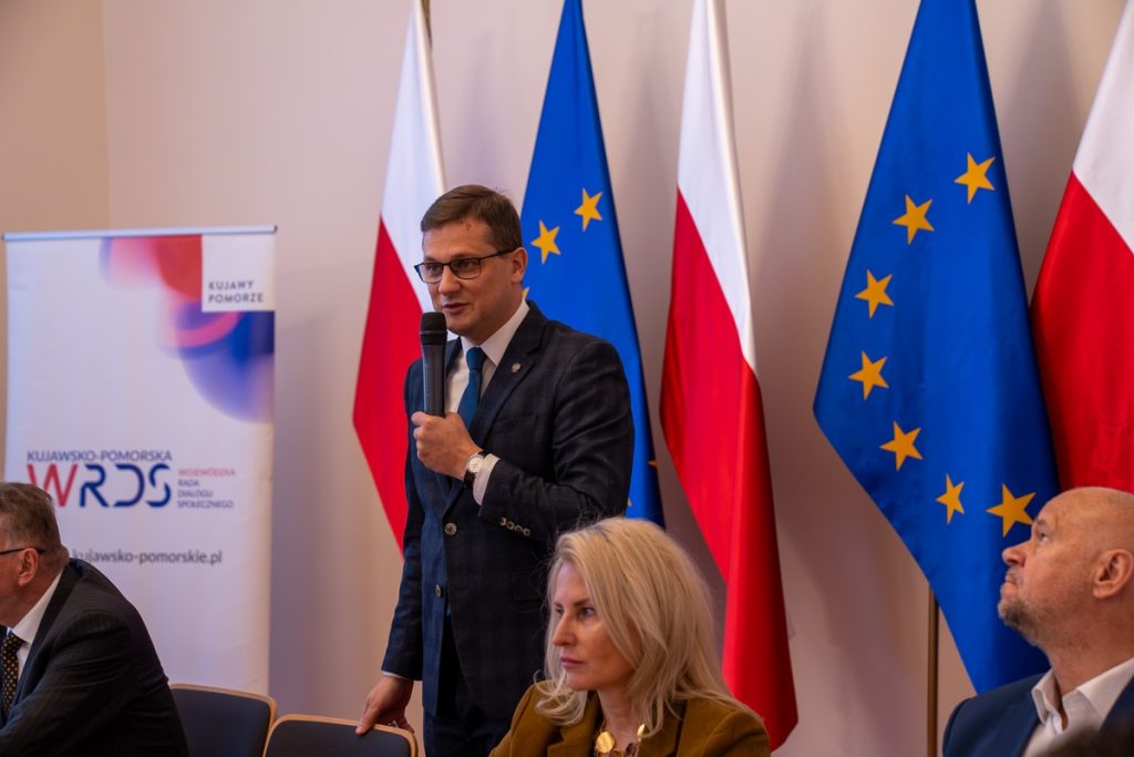 Przewodniczący K-P WRDS wraz z Wiceprzewodniczącymi Rady
