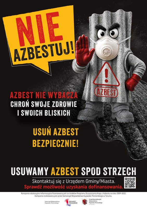 Plakat - Nie azbestuj!