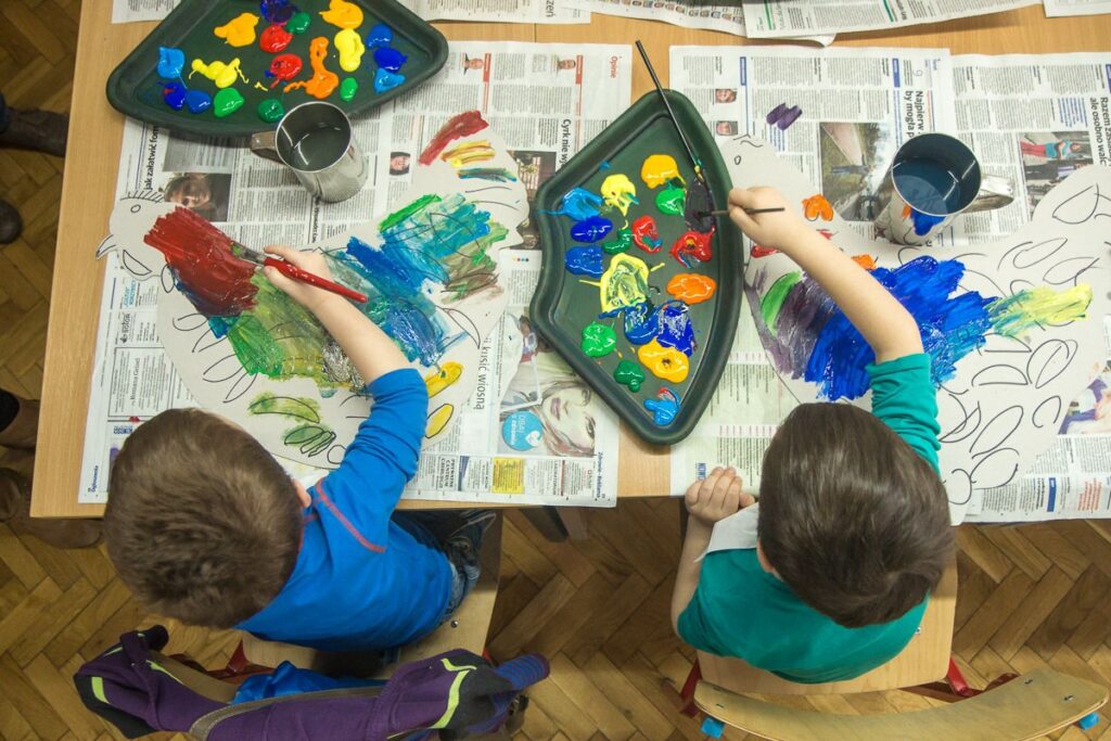 Warsztaty plastyczne w Galerii Dziecka, fot. Szymon Zdziebło/tarantoga.pl dla UMWKP