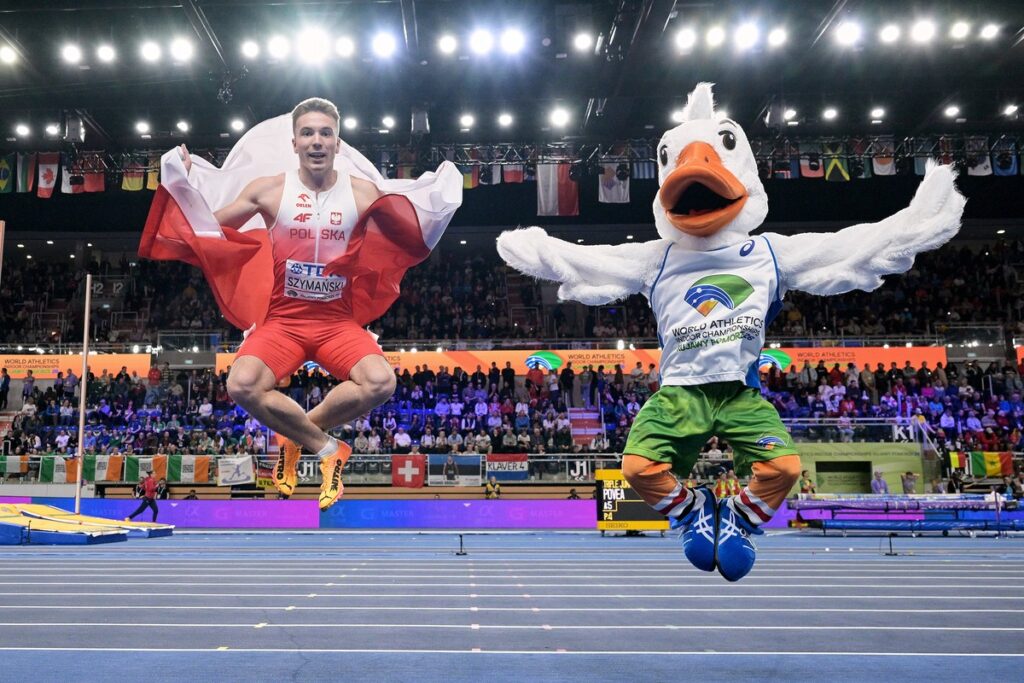 World indoor champion in the hurdles, Jakub Szymański, photo by Paweł Skraba