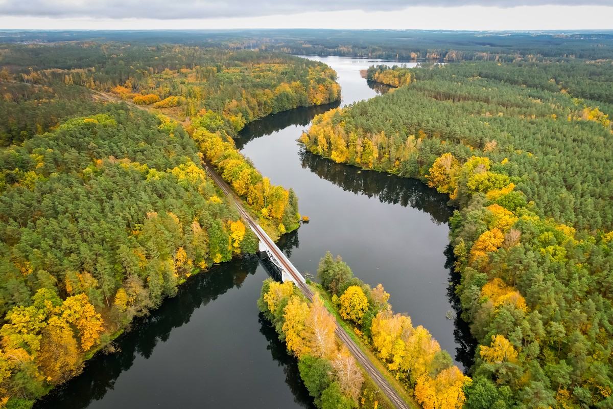 Wda Landscape Park, aerial view of Żur Reservoir. Photo: Tomasz Czachorowski / eventphoto.com.pl for the Marshal’s Office of the Kujawsko-Pomorskie Region Wda Landscape Park, aerial view of Żur Reservoir. Photo: Tomasz Czachorowski / eventphoto.com.pl for the Marshal’s Office of the Kujawsko-Pomorskie Region
