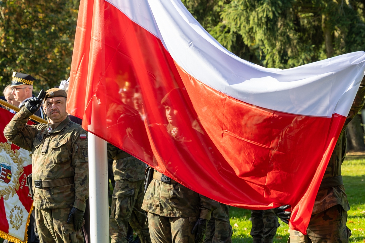 Narodowy Dzień Pamięci Ofiar Niemieckiej Zbrodni Pomorskiej 1939, uroczystość pod pomnikiem w Parku Pamięci w Toruniu, fot. Mikołaj Kuras dla UMWKP