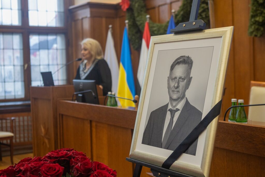 Pożegnanie prof. Jacka Woźnego, fot. Mikołaj Kuras dla UMWKP