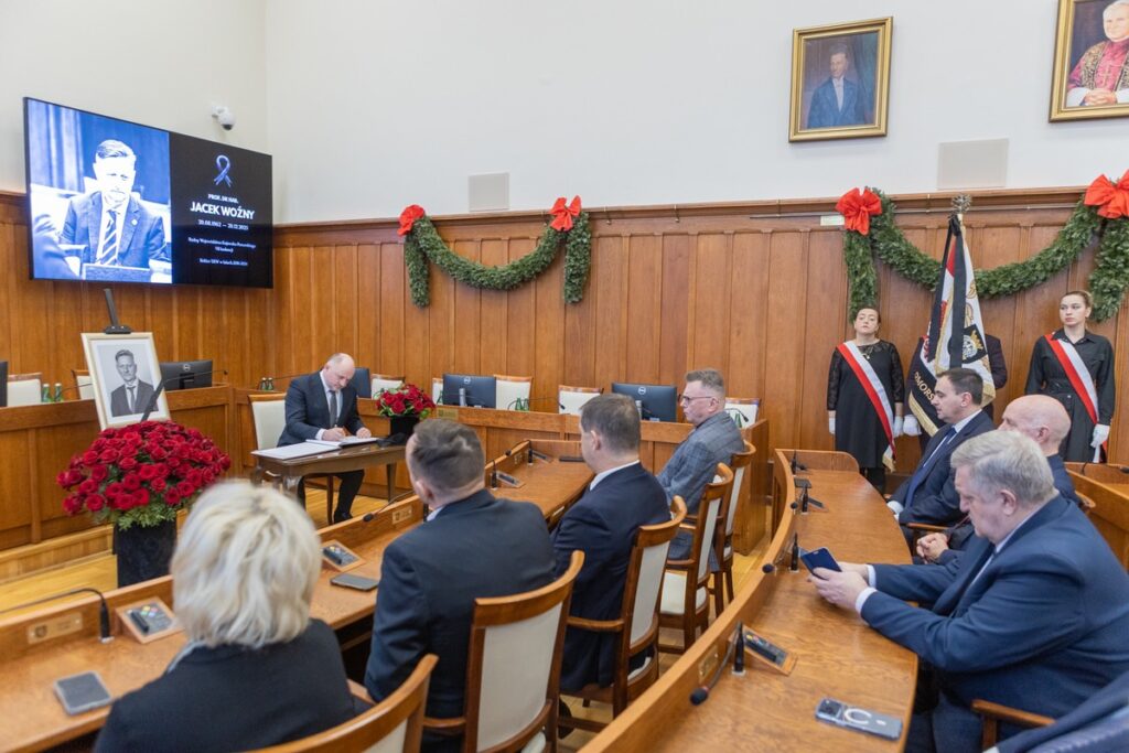 Pożegnanie prof. Jacka Woźnego, fot. Mikołaj Kuras dla UMWKP