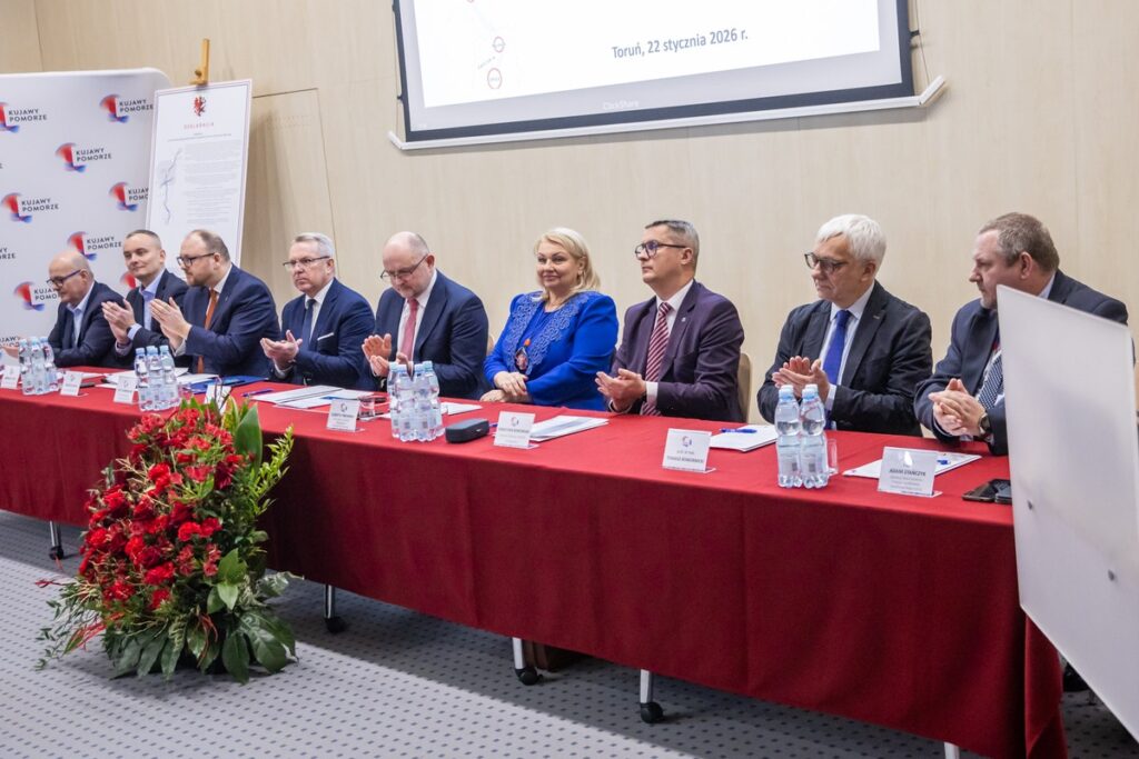 Konferencja ws. budowy drogi S15, fot. Andrzej Goiński/UMWKP