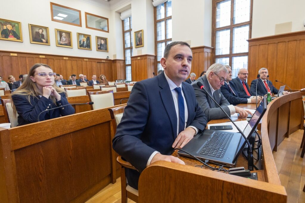 Session of the Regional Parliament, 26 January 2026, photo by Mikołaj Kuras for the Marshal’s Office of the Kujawsko-Pomorskie Region