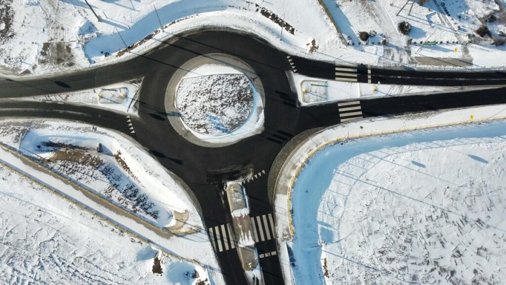 Rondo w Broniewicach, fot. ZDW w Bydgoszczy