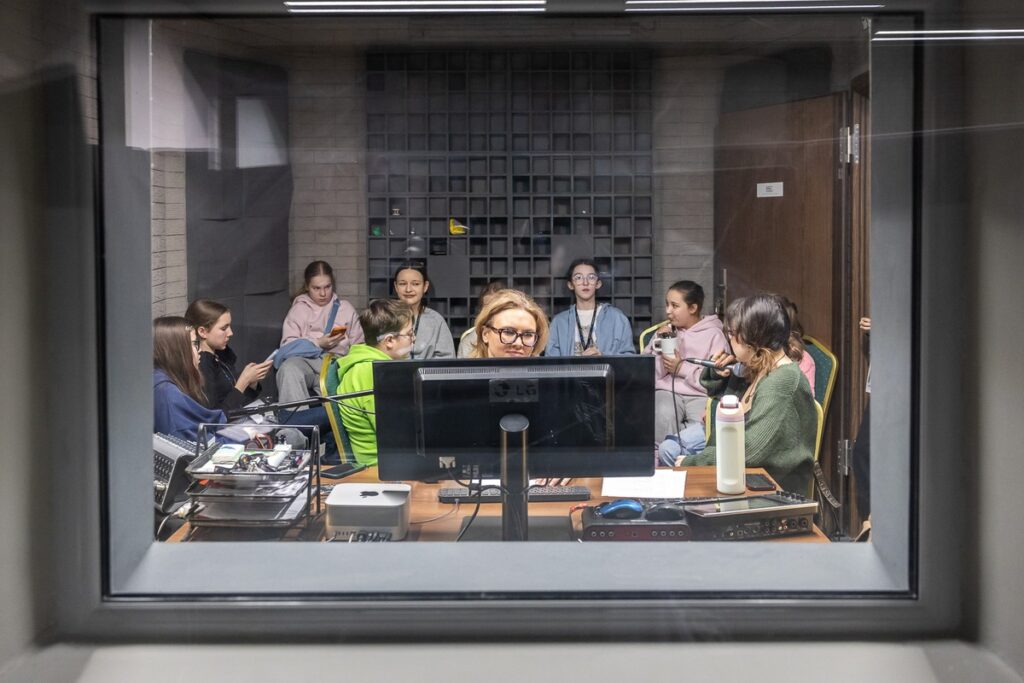 Acting and dubbing workshops, photo: Szymon Zdziebło/tarantoga.pl for the Marshal’s Office of the Kujawsko-Pomorskie Region