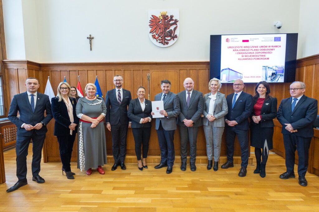 Ceremony for the presentation of NRP grant agreements, 9 February 2026, photo by Mikołaj Kuras for UMWKP