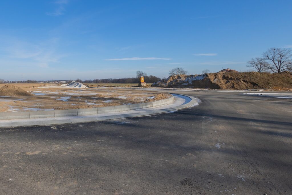 Construction of the Mogilno bypass, photo by Mikołaj Kuras for the UMWKP