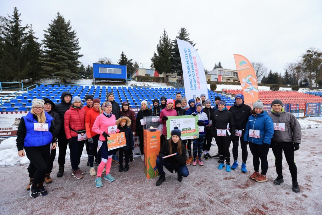 Świecie, 50 sztafet Kujaw i Pomorza, 14 lutego 2026 r., fot. Sławomir Kowalski