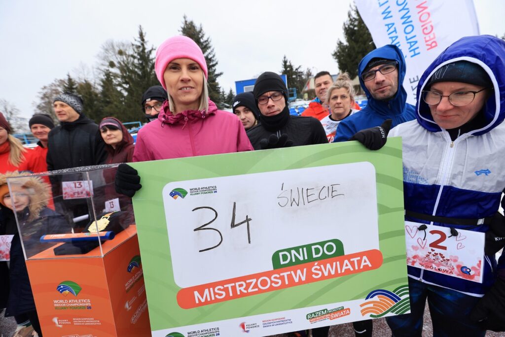 Świecie, 50 sztafet Kujaw i Pomorza, 14 lutego 2026 r., fot. Sławomir Kowalski