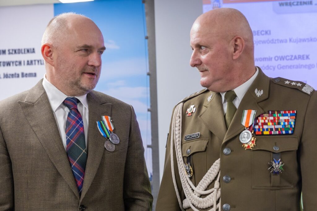 Ceremonia podpisania porozumienia w sprawie powołania uczelni wojskowej w Toruniu, fot. Mikołaj Kuras dla UMWKP