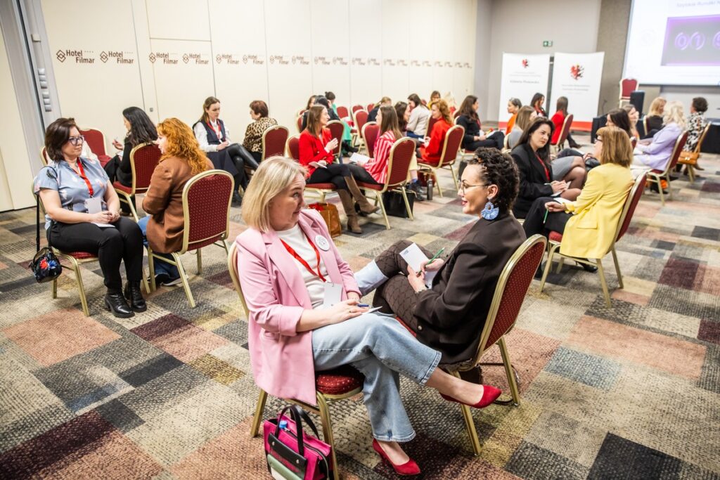 1st Regional Meeting of Active Women “The Strength of Women Leaders of Kujawy and Pomorze.” Photo: Andrzej Goiński / UMWKP