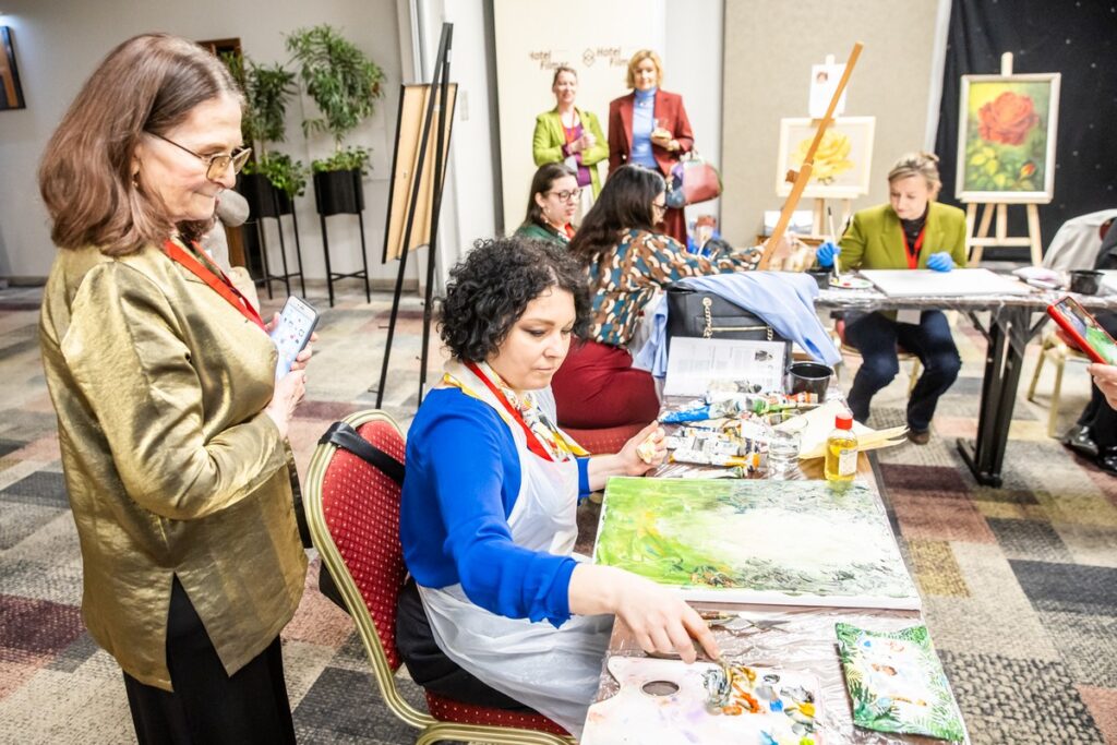 1st Regional Meeting of Active Women “The Strength of Women Leaders of Kujawy and Pomorze.” Photo: Andrzej Goiński / UMWKP