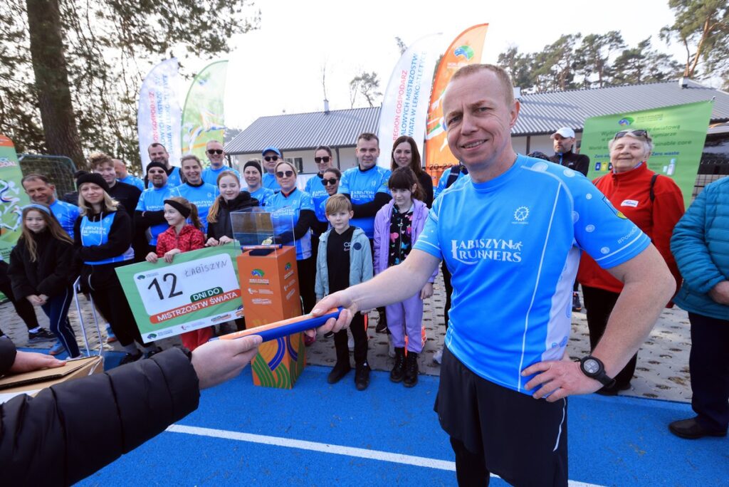 Łabiszyn, 50 sztafet Kujaw i Pomorza, 8 marca 2026 r., fot. Sławomir Kowalski