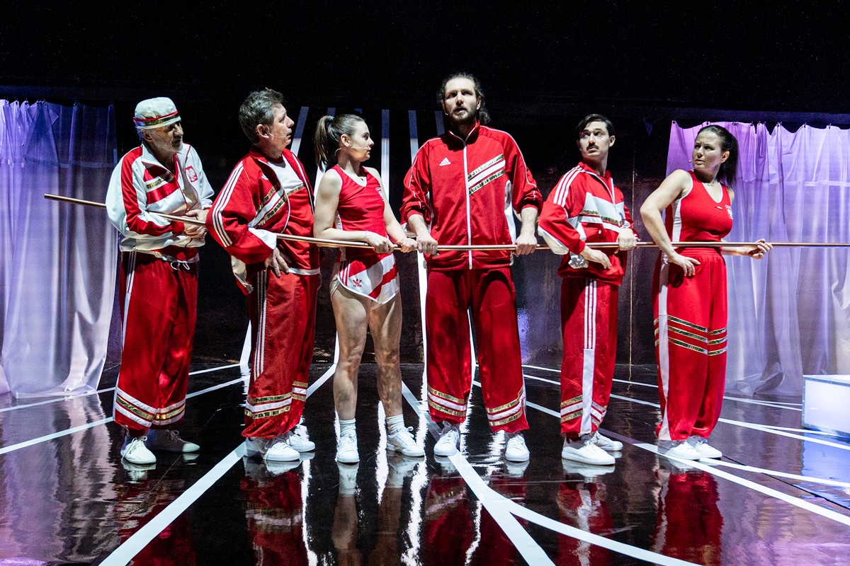 Próba medialna spektaklu Królowa sportu, fot. Ada Sanger