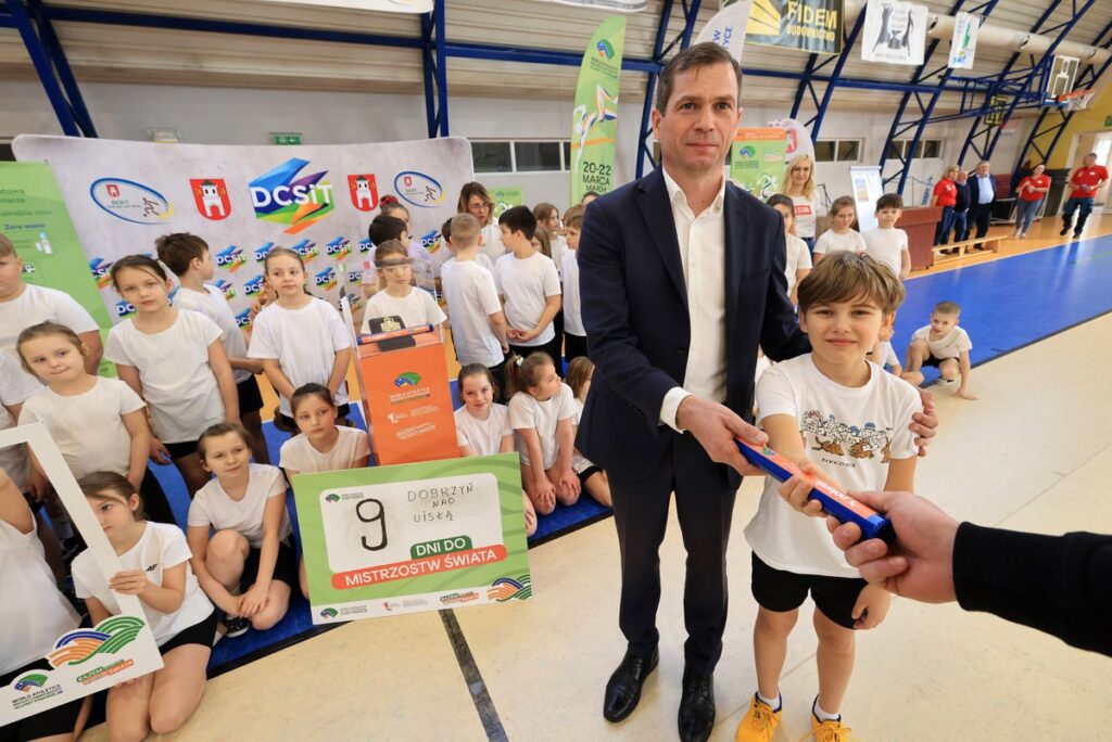 Dobrzyń nad Wisłą (powiat lipnowski), 50 sztafet Kujaw i Pomorza, 11 marca 2026 r., fot. Sławomir Kowalski