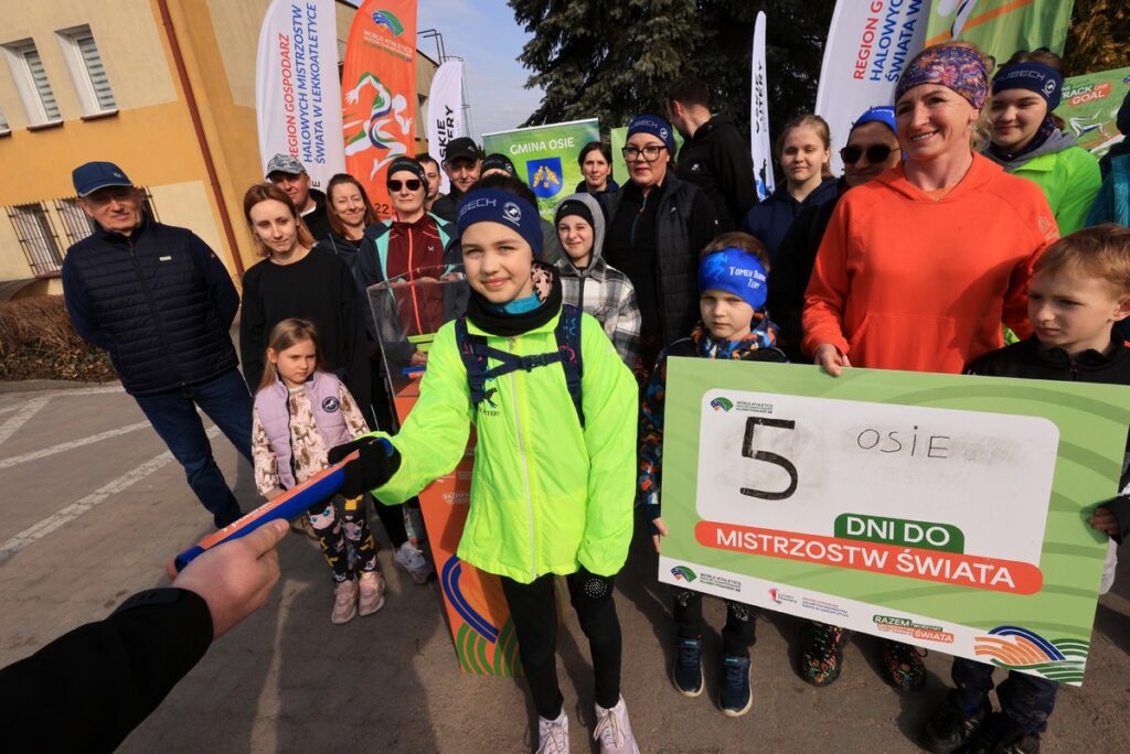 Osie, powiat świecki, 50 sztafet Kujaw i Pomorza, 15 marca 2026 r., fot. Sławomir Kowalski