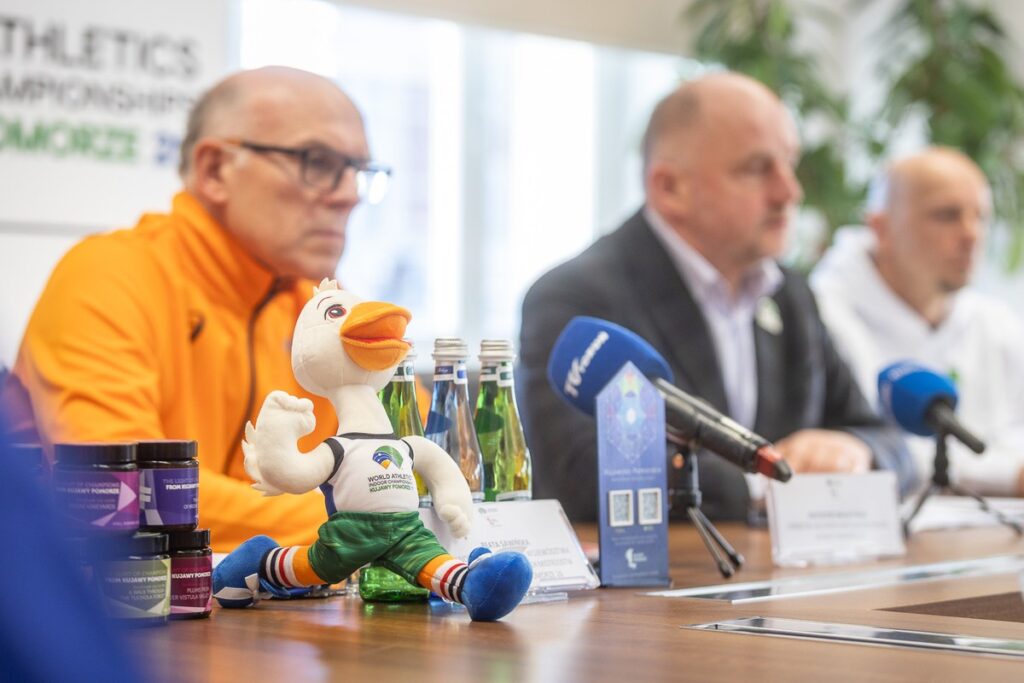Conference regarding the World Indoor Championships Kujawy–Pomorze 26, photo by Szymon Zdziebło/tarantoga.pl for the UMWKP