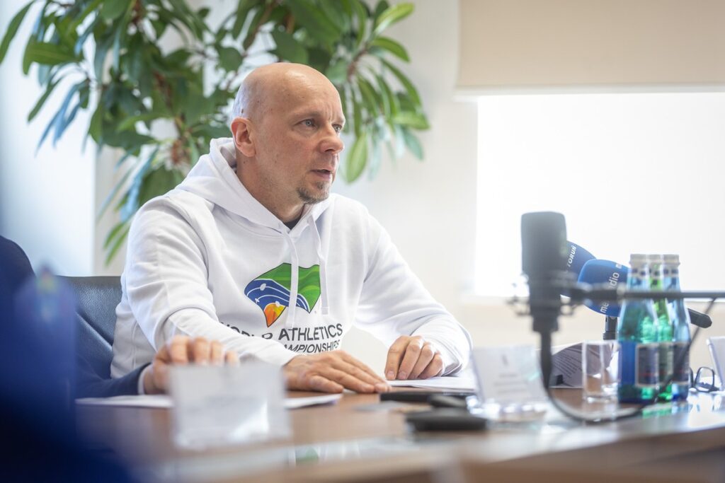 Conference regarding the World Indoor Championships Kujawy–Pomorze 26, photo by Szymon Zdziebło/tarantoga.pl for the UMWKP