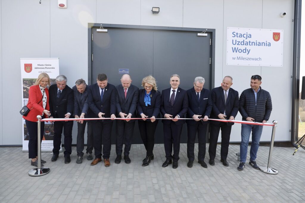 Otwarcie stacji uzdatniania wody w Mileszewach, fot. Andrzej Goiński/UMWKP