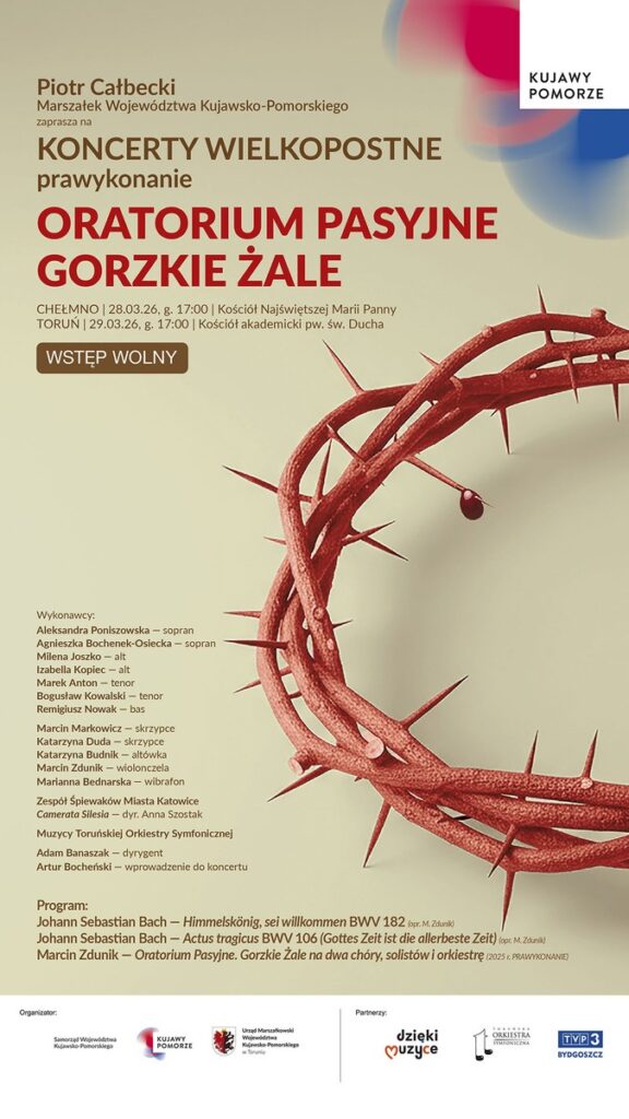 Plakat informujący o wydarzeniu