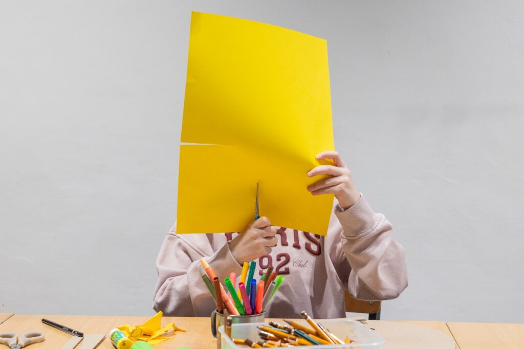 Warsztaty plastyczne w Galerii i Ośrodku Plastycznej Twórczości Dziecka w Toruniu, fot. Mikołaj Kuras dla UMWKP