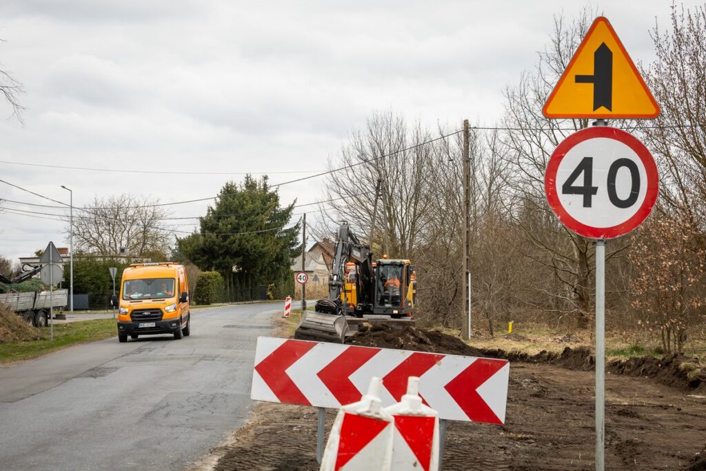 Żołędowo: Modernizacja DW 244 w Żołędowie, fot. Tomasz Czachorowski/eventphoto.com.pl dla UMWKP