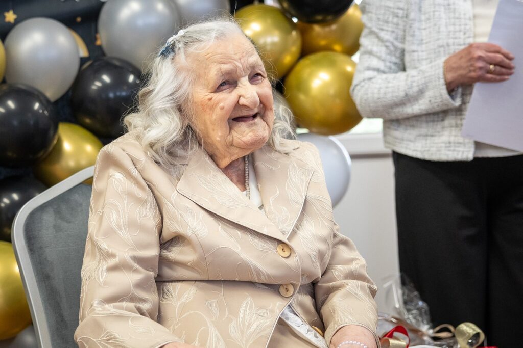 The 100th birthday of Ms. Zofia Gajewska, photo by Szymon Zdziebło / Tarantoga for UMWKP