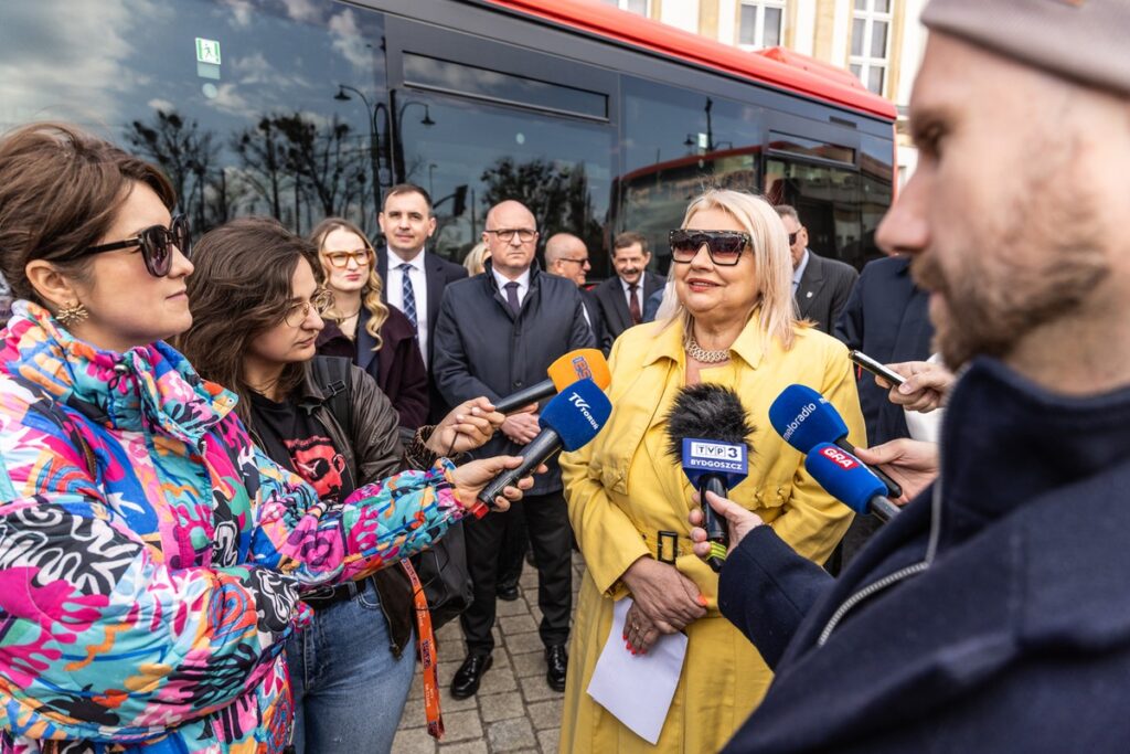 Odbiór nowych autobusów Kujawsko-Pomorskiego Transportu Samochodowego, fot. Andrzej Goiński/UMWKP