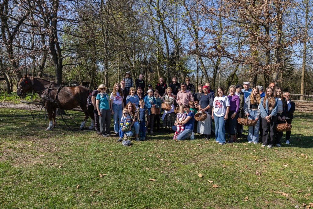 Złotopole, pow. Lipnowski, Sadzenie ziemniaków u Antka i Maryny, Eskapada, fot. Szymon Zdziebło/tarantoga.pl dla UMWKP
